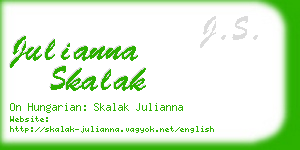 julianna skalak business card